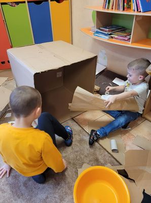 Zdjęcie 3 - Wełna, karton, sznurek - tydzień bez plastikowych zabawek