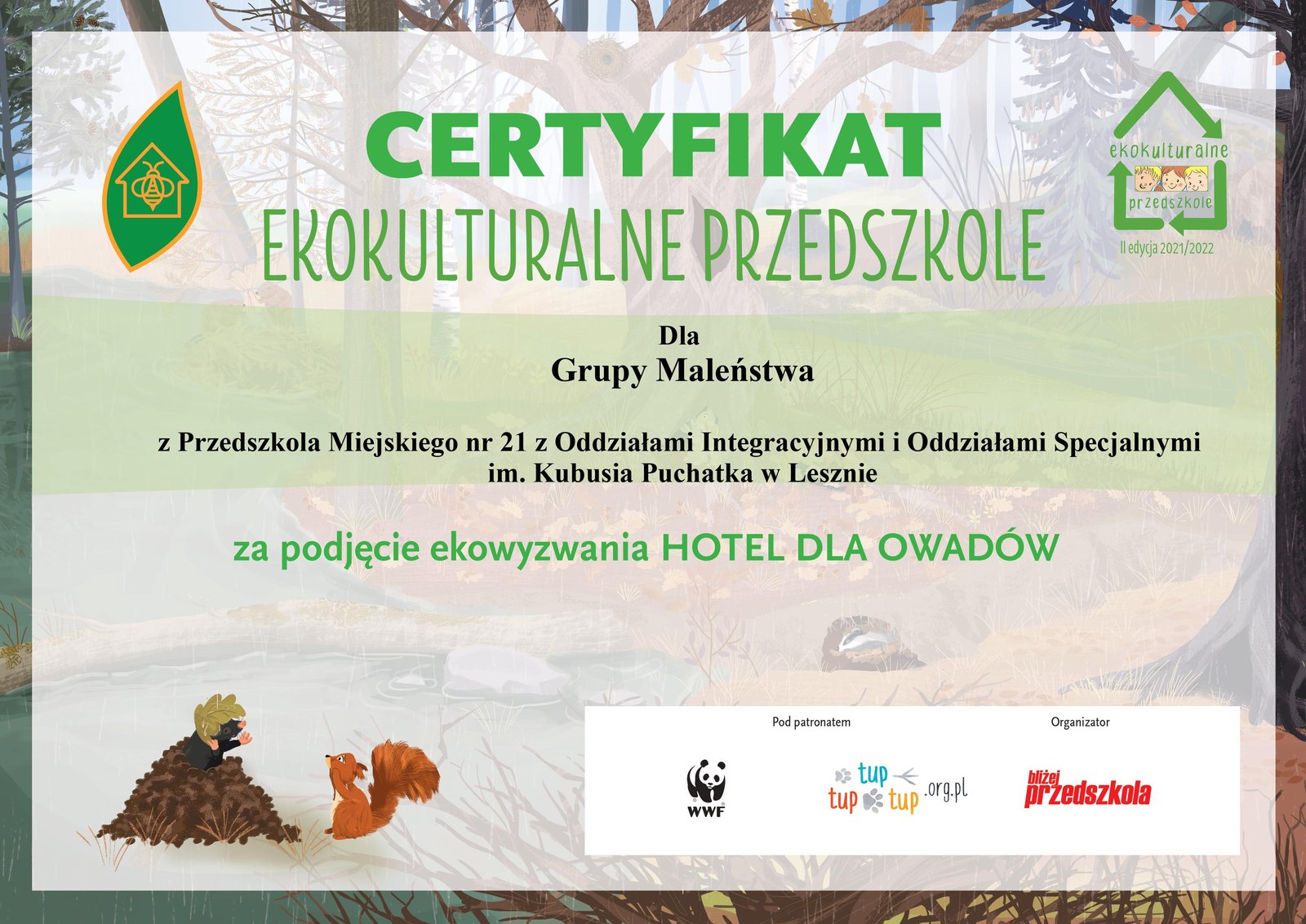Hotel dla owadow
